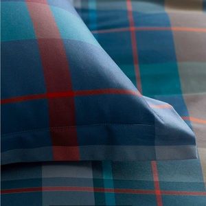 TheCompany Store Legends Luxury™ Tartan Plaid Sateen Euro Sham, Green Multi